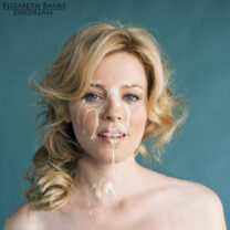 Elizabeth Banks Huge Cum Facial Fake